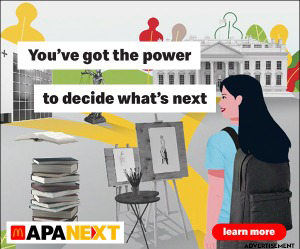 Advertisement. Youve got the power to decide what's next. APA NEXT - Learn More. 